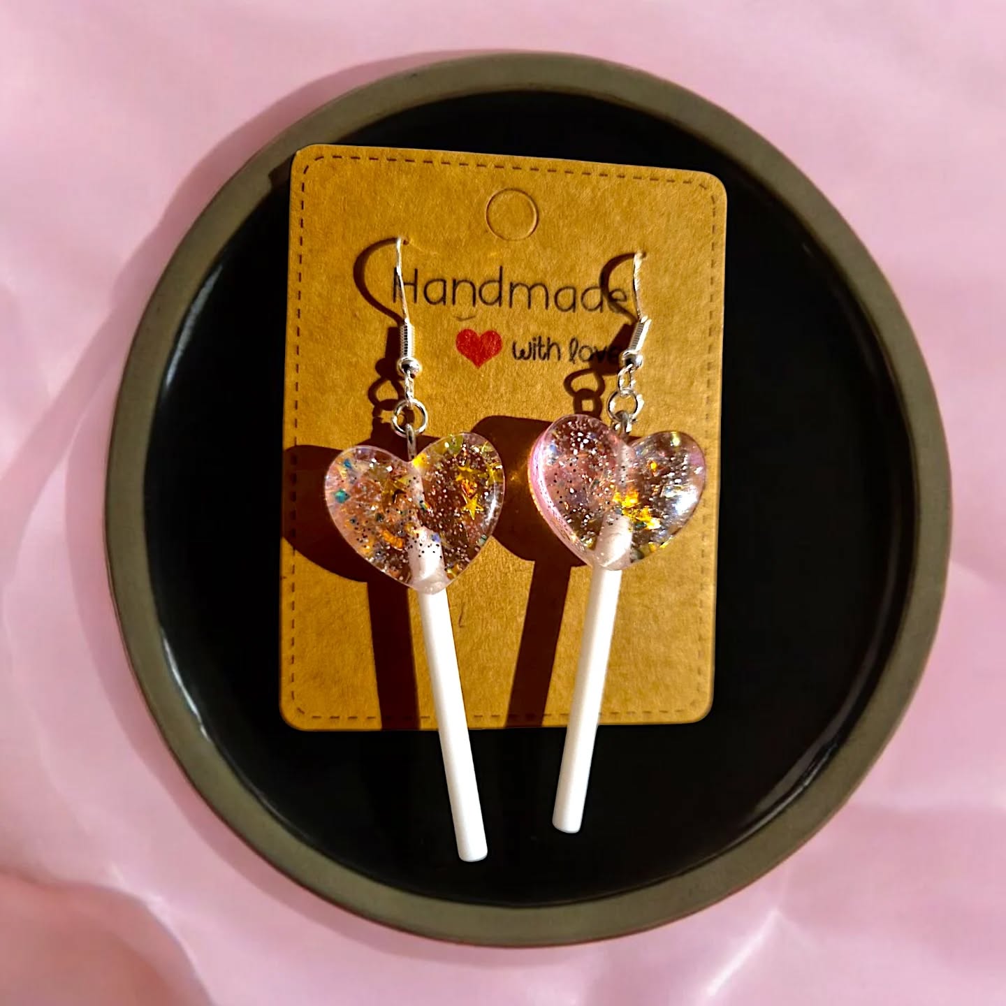 Heart Lollipop - Sterling Silver