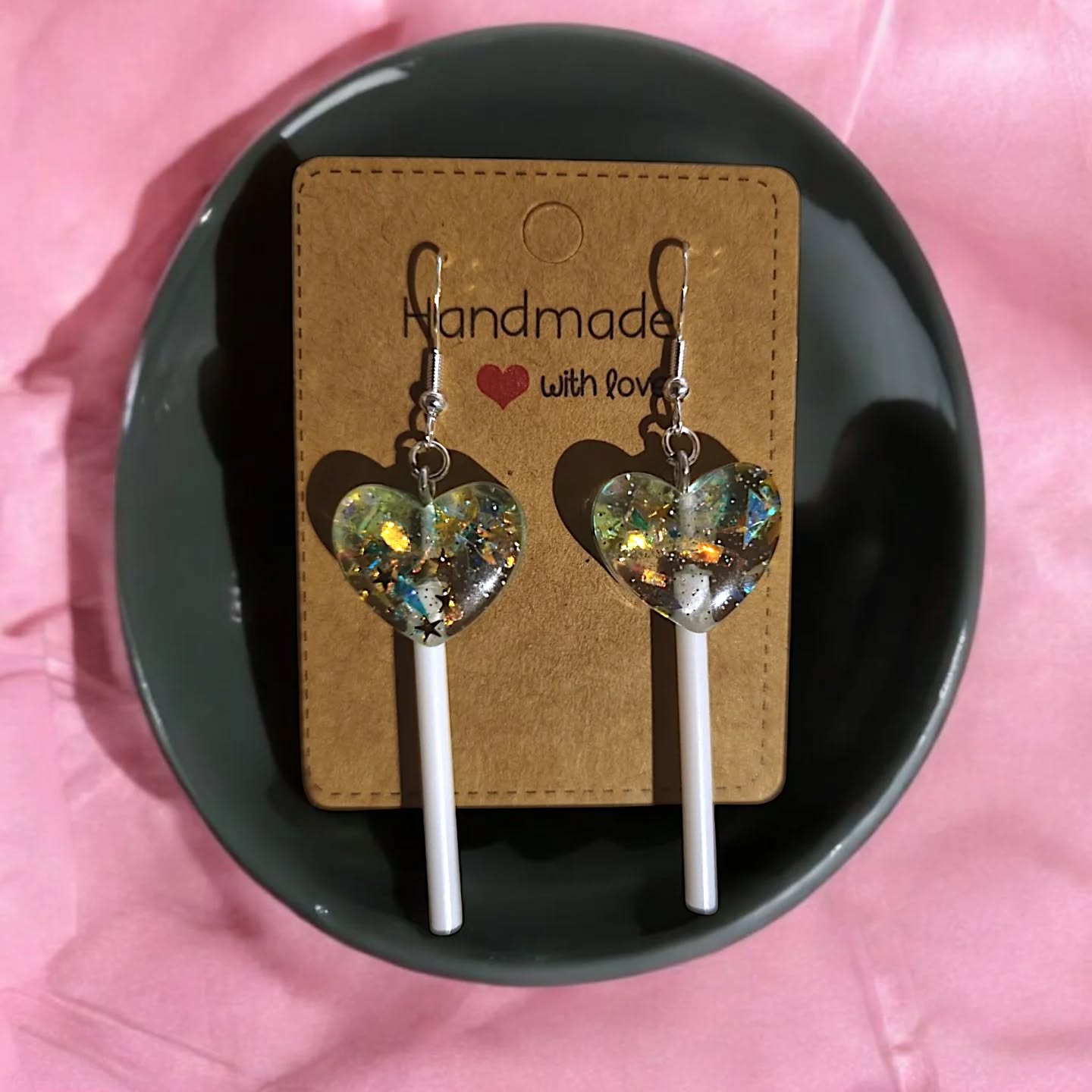 Heart Lollipop - Sterling Silver