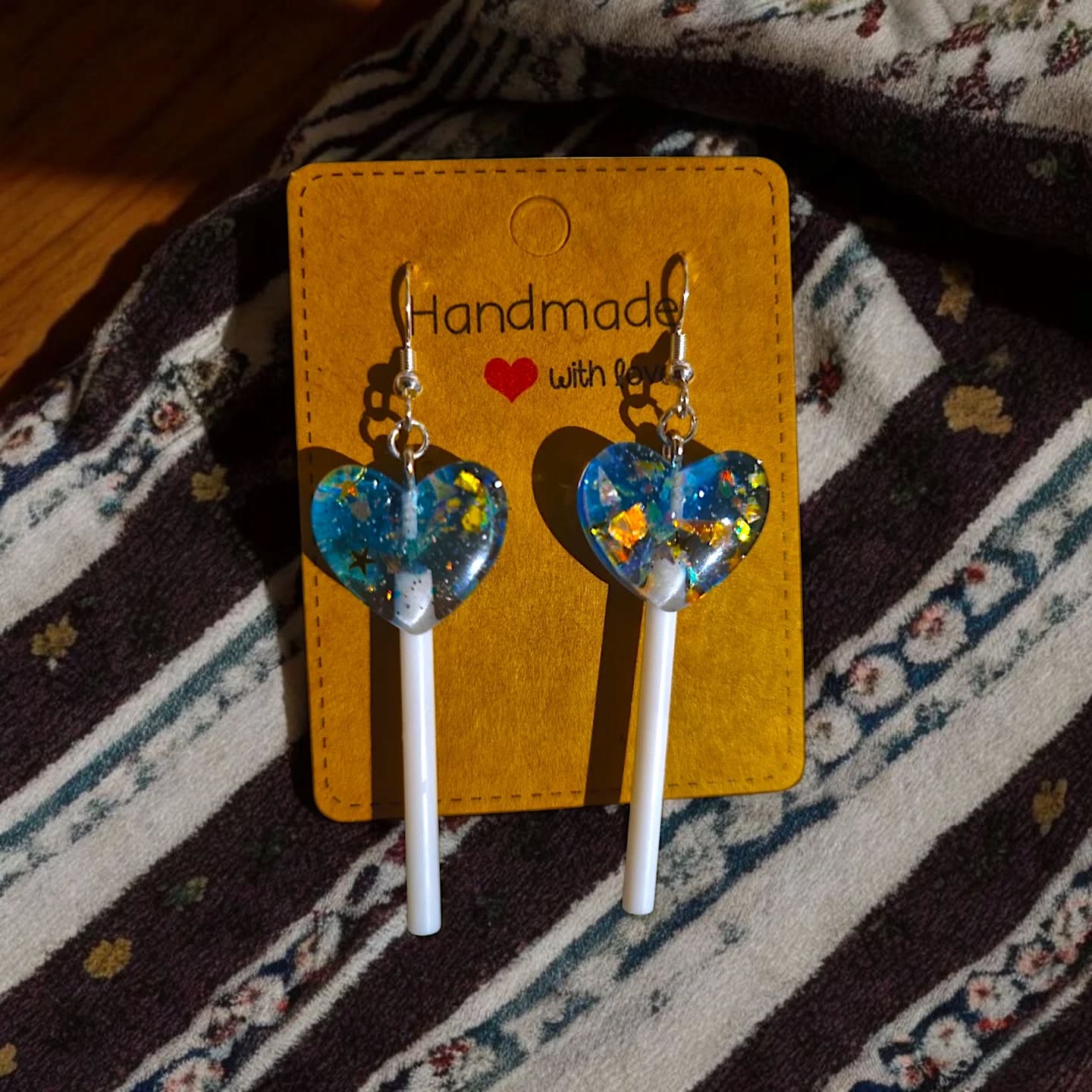 Heart Lollipop - Sterling Silver