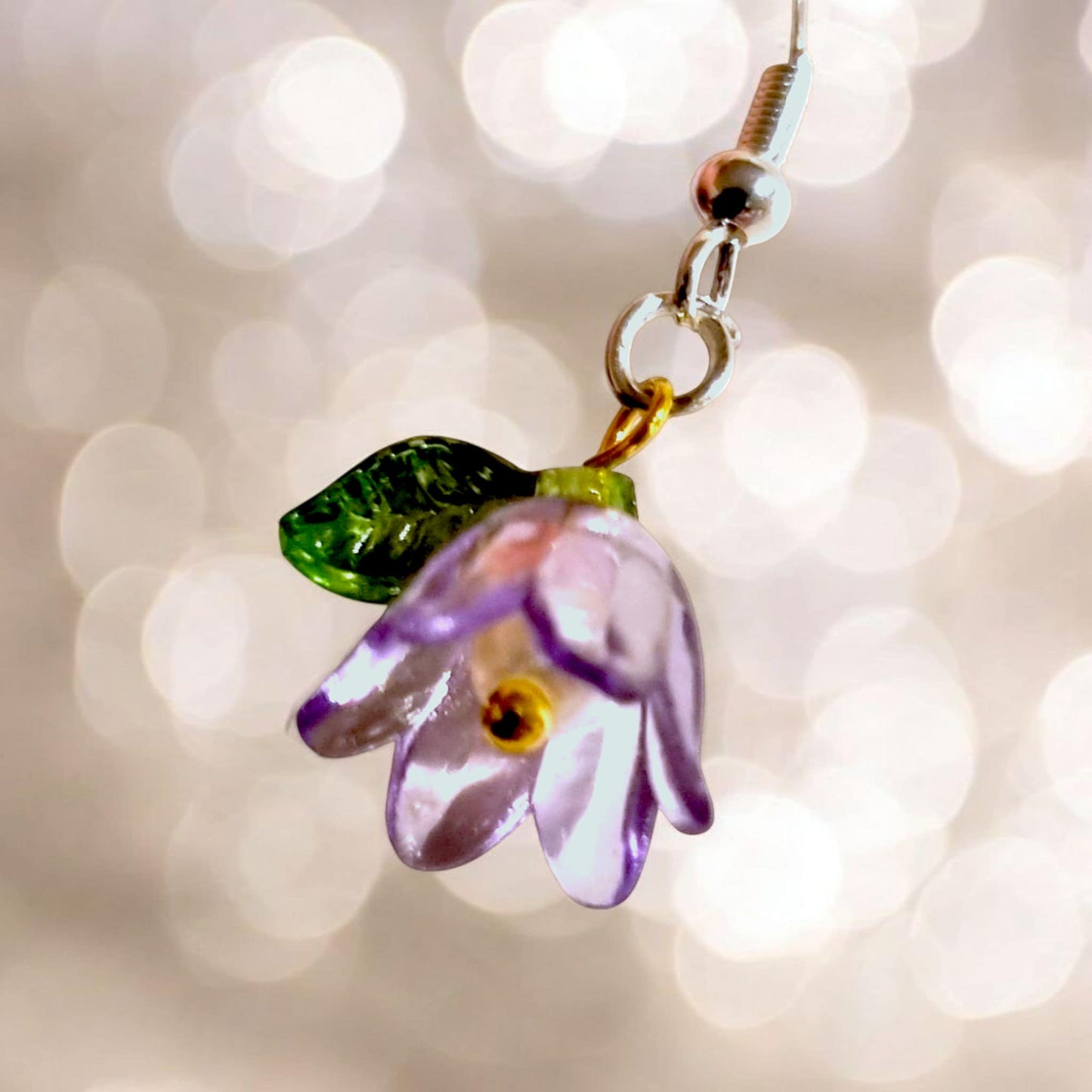 Purple Lily - Sterling Silver