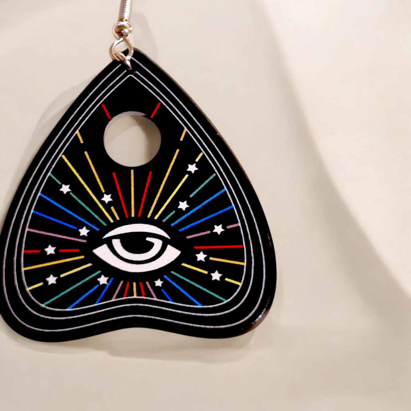 Protective eye - Sterling Silver+ Crystal & Organza bag