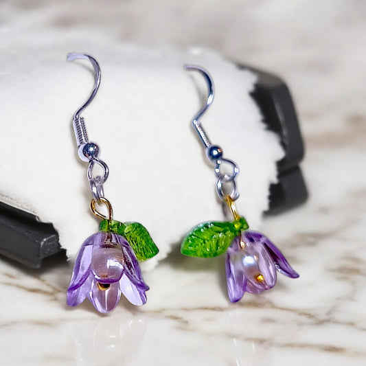 Purple Lily  - Sterling Silver