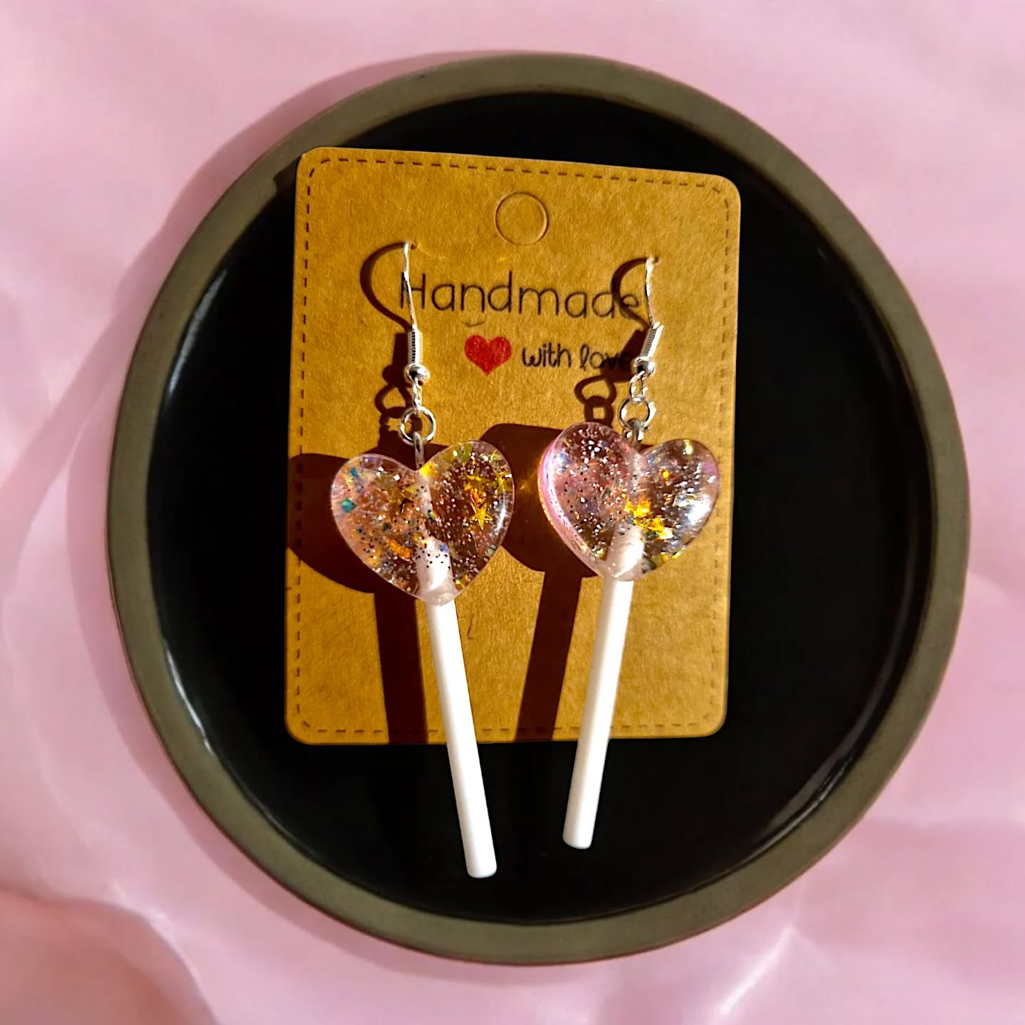 Heart Lollipop  - Sterling Silver